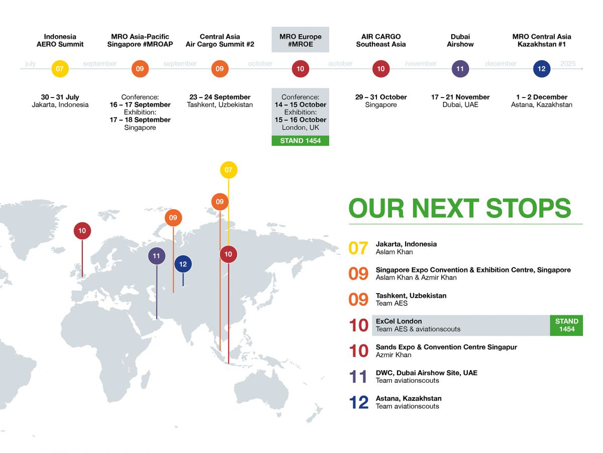 aviationscouts trade shows, MRO Europe 2025, aviation events 2025, aircraft seat refurbishment, aviation aftermarket, aviationgate seat marketplace, cabin interiors, airline seat sourcing, surplus aircraft seats, aviation circular economy